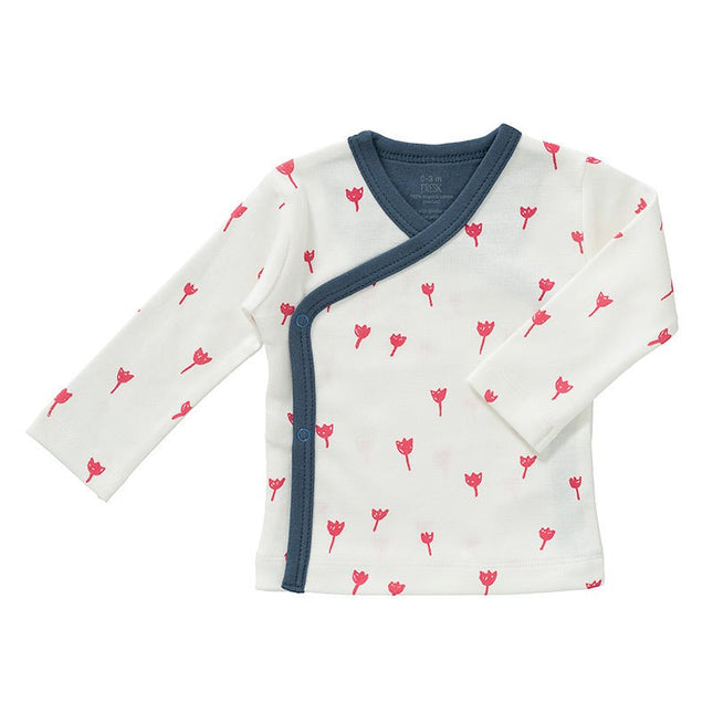 Fresk Wikkelvestje Tulip Red koop je bij Babywinkel