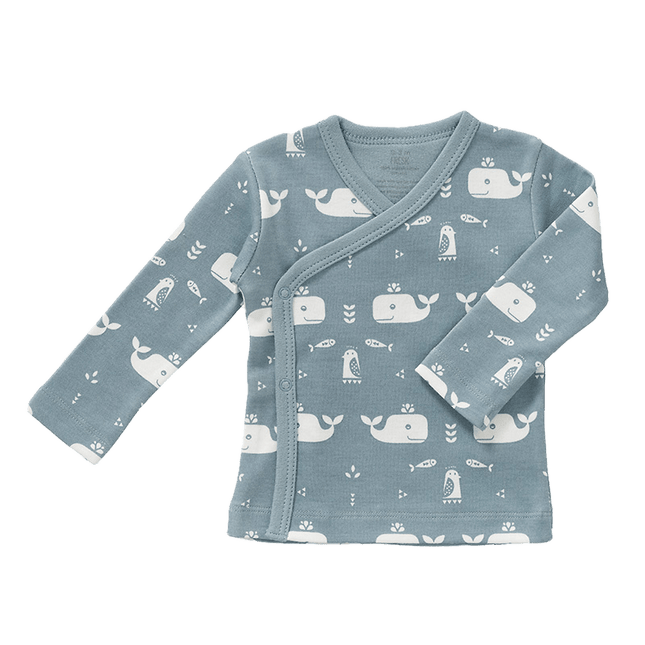Fresk Wikkelvestje Whale Blue Fog - Fresk - Babywinkel - 8718754232463