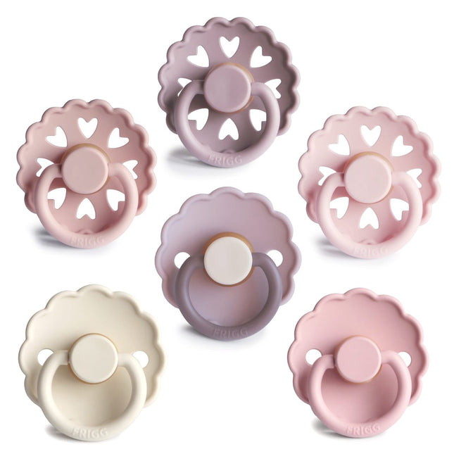Frigg Speen Maat 1 Blooming Love Latex 6St - Frigg - Babywinkel - 5715239029450