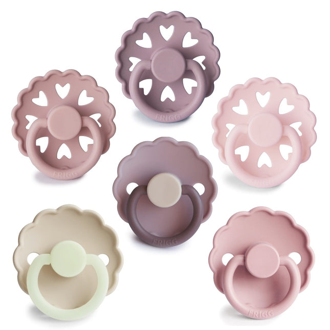 Frigg Speen Maat 1 Blooming Love Silicone 6St - Frigg - Babywinkel - 5715239029474