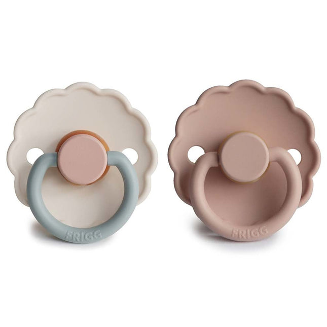 Frigg Speen Maat 1 Daisy Blooming Blush/Cotton C. Latex 2 - Pack - Frigg - Babywinkel - 5715239214856