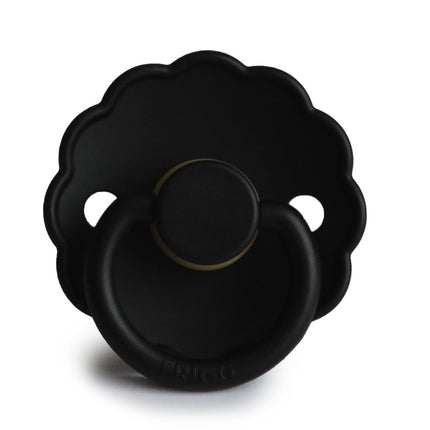 Frigg Speen Maat 1 Daisy Jet Black Silicone - Frigg - Babywinkel - 5715239009803
