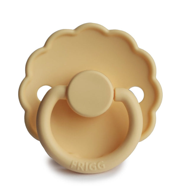 Frigg Speen Maat 1 Daisy Pale Daffodil Silicone - Frigg - Babywinkel - 5715239010045
