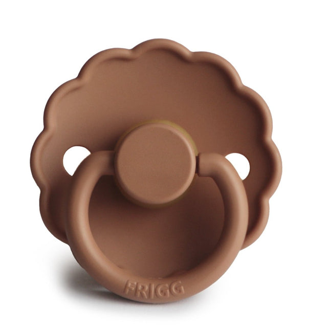 Frigg Speen Maat 1 Daisy Peach Bronze Silicone - Frigg - Babywinkel - 5715239009827