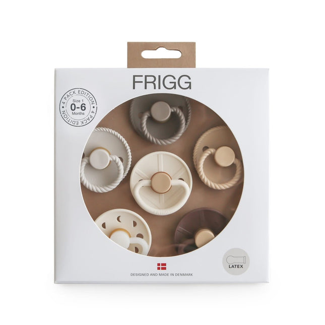 Frigg Speen Maat 1 Earthy Wonder Latex 6St - Frigg - Babywinkel - 5715239029498