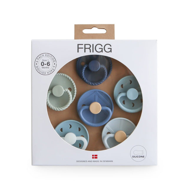 Frigg Speen Maat 1 Endless Sea Silicone 6St - Frigg - Babywinkel - 5715239029436