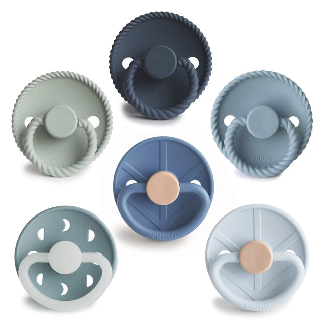 Frigg Speen Maat 1 Endless Sea Silicone 6St - Frigg - Babywinkel - 5715239029436
