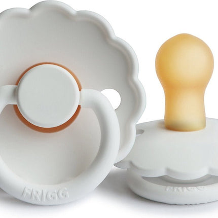 Frigg Speen Maat 2 Daisy Bright White Latex - Frigg - Babywinkel - 5715239223568