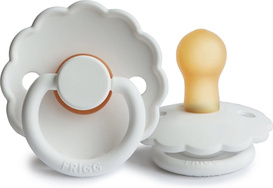 Frigg Speen Maat 2 Daisy Bright White Latex - Frigg - Babywinkel - 5715239223568