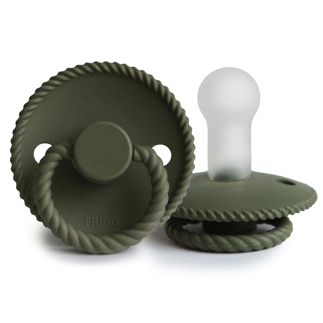 Frigg Speen Maat 2 Rope Olive Silicone - Frigg - Babywinkel - 5715239012506