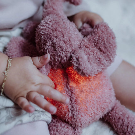 George (pink) - Plush night light - Babywinkel - 8720726529365
