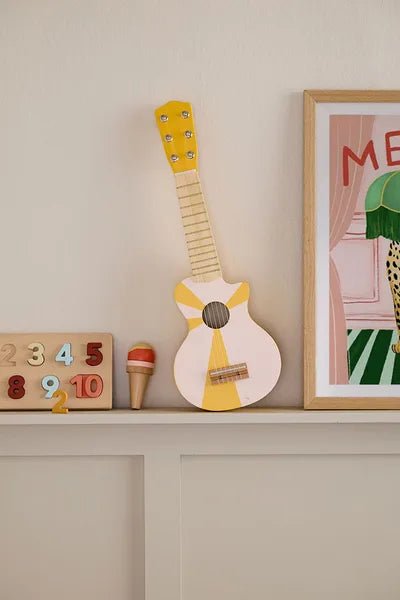 Kid's Concept Gitaar Yellow White koop je bij Babywinkel