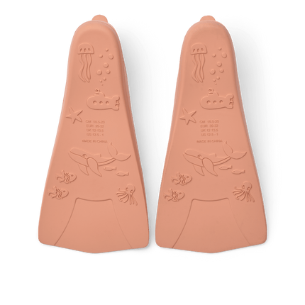 Gustav Printed Flippers Peach Tuscany Rose koop je bij Babywinkel