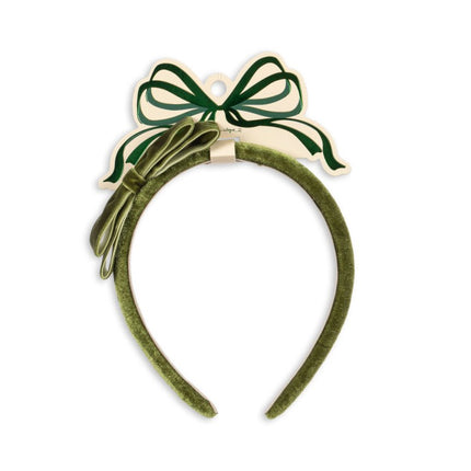 Haarband Velvet Green koop je bij Babywinkel
