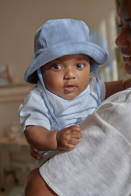 Hoedje blauw Stone Blue koop je bij Babywinkel