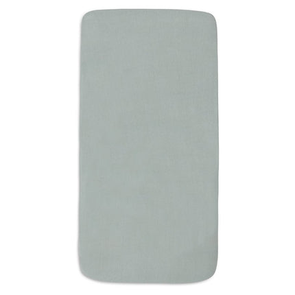 Hoeslaken Jersey 40/50x80/90cm - Sea Green/Biscuit - 2 Stuks - Babywinkel - 8717329393141