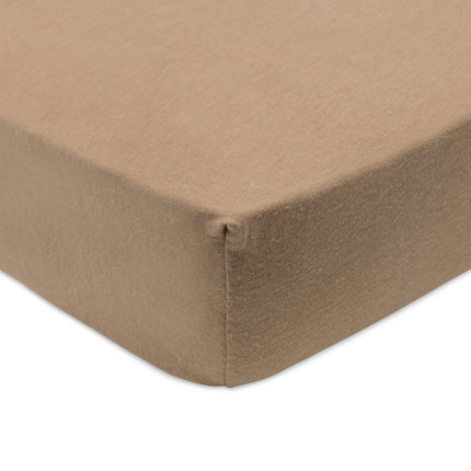 Hoeslaken Jersey 40/50x80/90cm - Sea Green/Biscuit - 2 Stuks - Babywinkel - 8717329393141