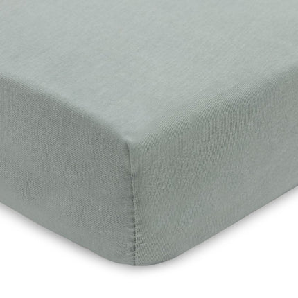 Hoeslaken Jersey 40/50x80/90cm - Sea Green/Biscuit - 2 Stuks - Babywinkel - 8717329393141