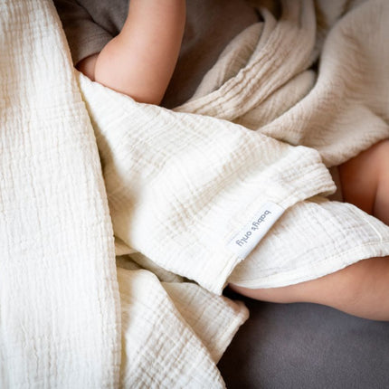 Hydrofiele doek Tender beige/linen - 65x65 - 2 - pack - Babywinkel - 8721052102604