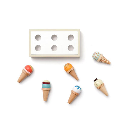 Ijskraam houten ijshoorns koop je bij Babywinkel