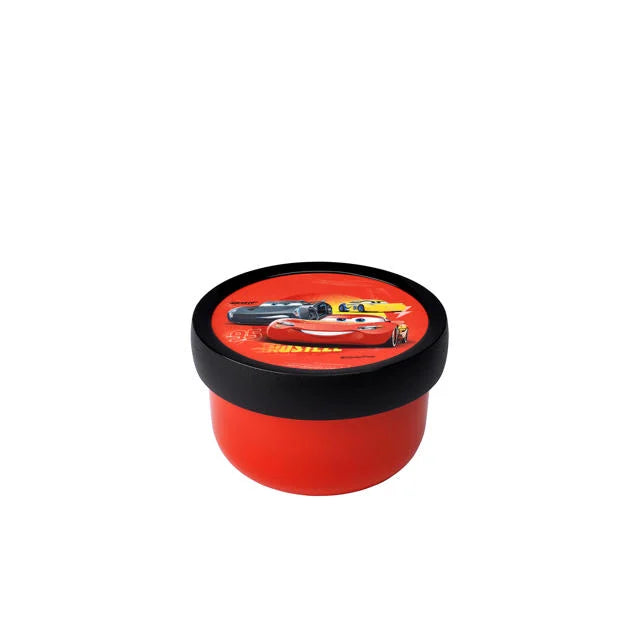 Cassetta della frutta Campus 300 ml con forchetta - Cars Red