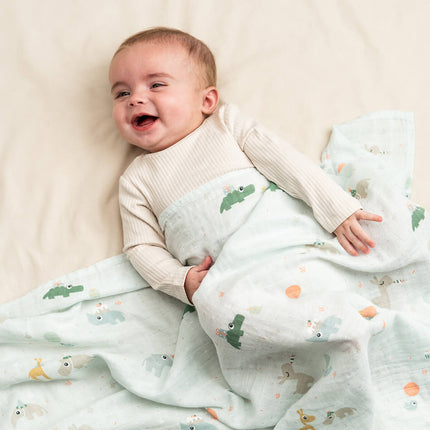 Inbakerdoek Celebration Blue koop je bij Babywinkel