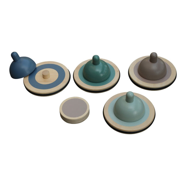 Indoor curling taupe/green - Babywinkel - 8714218729623