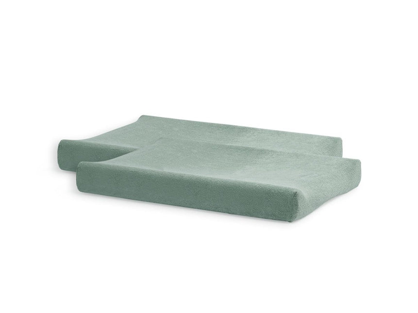 Jollein Aankleedkussenhoes Badstof Ash Green 50x70m 2st - Jollein - Babywinkel - 8717329360068