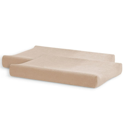 Jollein Aankleedkussenhoes Badstof Pale Pink 75x85cm 2st - Jollein - Babywinkel - 8717329365056