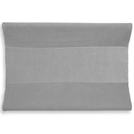 Jollein Aankleedkussenhoes Basic Knit Stone Grey 50x70cm - Jollein - Babywinkel - 8717329360426