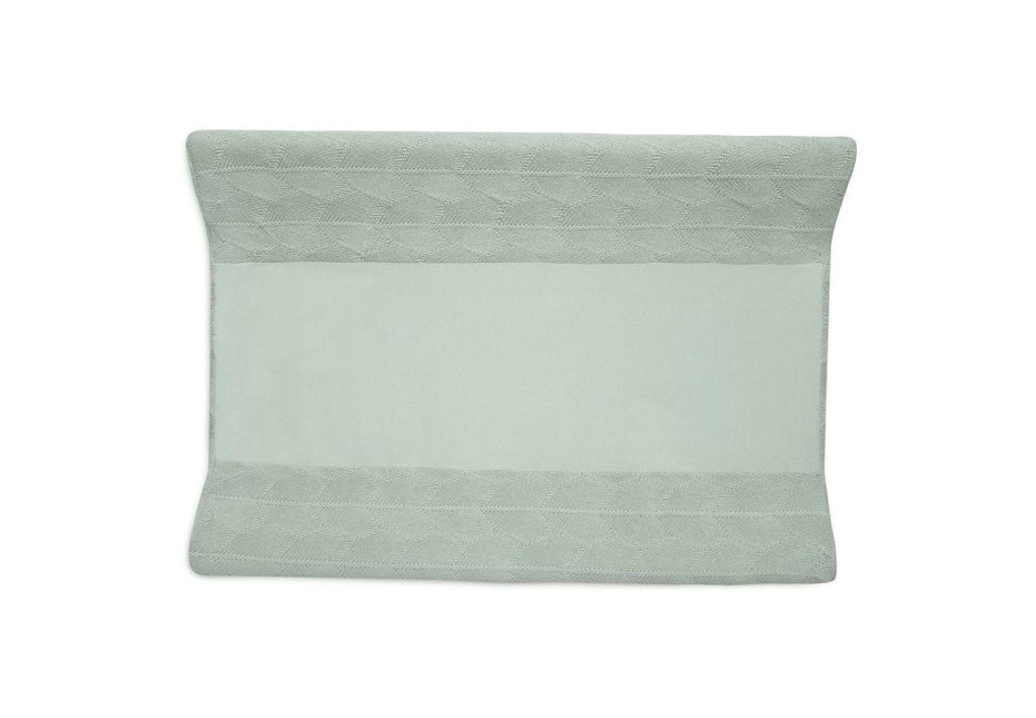 Jollein Aankleedkussenhoes Shell Knit Sea Foam - Jollein - Babywinkel - 8717329373709