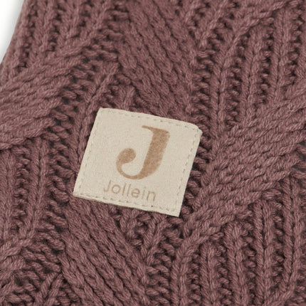 Jollein Aankleedkussenhoes Spring Knit Chestnut 75x85cm - Jollein - Babywinkel - 8717329364660