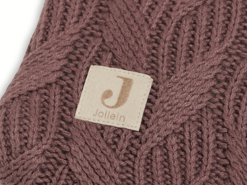 Jollein Aankleedkussenhoes Spring Knit Chestnut 75x85cm - Jollein - Babywinkel - 8717329364660