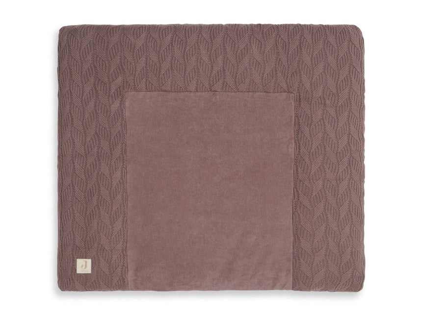 Jollein Aankleedkussenhoes Spring Knit Chestnut 75x85cm - Jollein - Babywinkel - 8717329364660