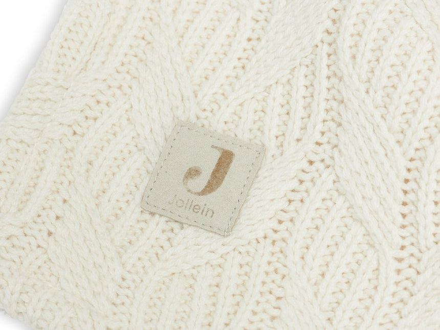Jollein Aankleedkussenhoes Spring Knit Ivory 75x85cm - Jollein - Babywinkel - 8717329364684