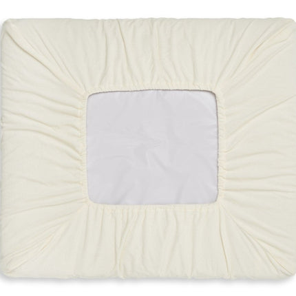 Jollein Aankleedkussenhoes Spring Knit Ivory 75x85cm - Jollein - Babywinkel - 8717329364684