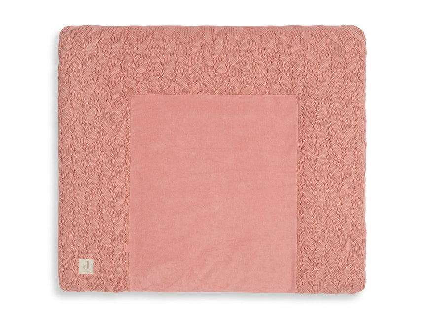 Jollein Aankleedkussenhoes Spring Knit Rosewood 75x85cm - Jollein - Babywinkel - 8717329364677