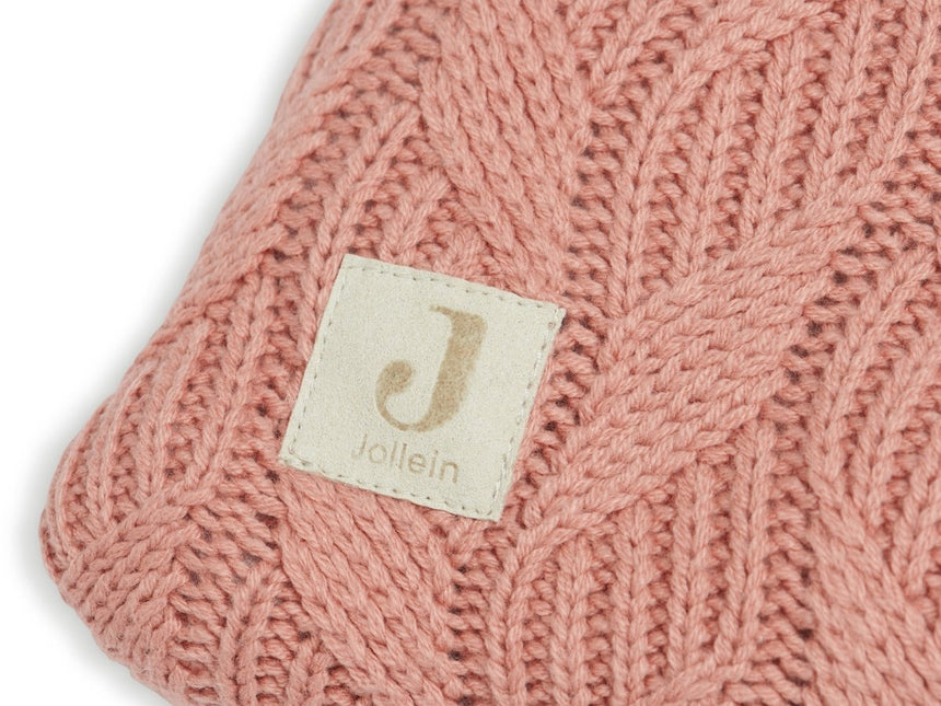 Jollein Aankleedkussenhoes Spring Knit Rosewood 75x85cm - Jollein - Babywinkel - 8717329364677