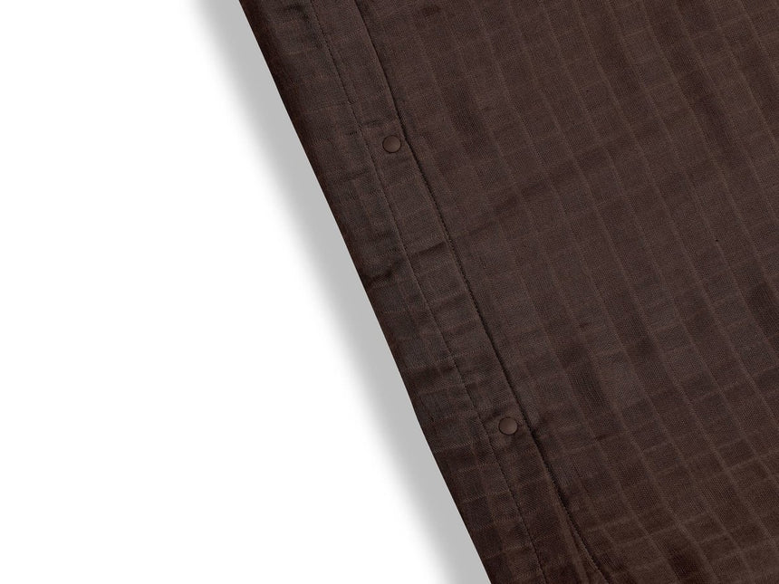 Jollein Aankleedkussenhoes Wrinkled Cotton Chestnut 50x70cm koop je bij Babywinkel