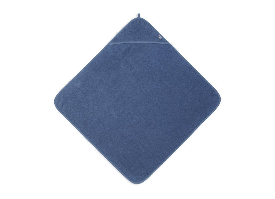 Jollein Badcape Baby Badstof Jeans Blue 75x75cm - Jollein - Babywinkel - 8717329365100