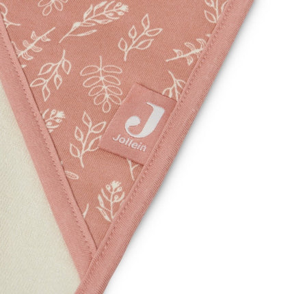 Jollein Badcape Baby Meadow Rosewood 75x75cm - Jollein - Babywinkel - 8717329364042