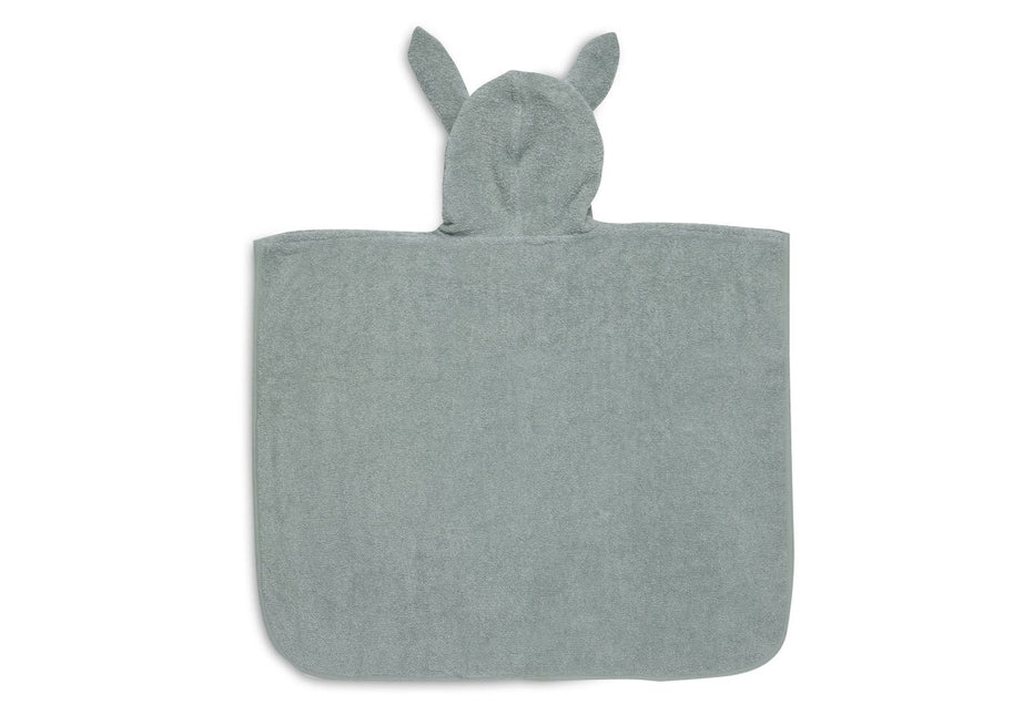 Jollein Badponcho Met Oren Ash Green - Jollein - Babywinkel - 8717329365414