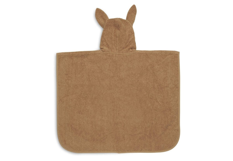 Jollein Badponcho Met Oren Caramel koop je bij Babywinkel