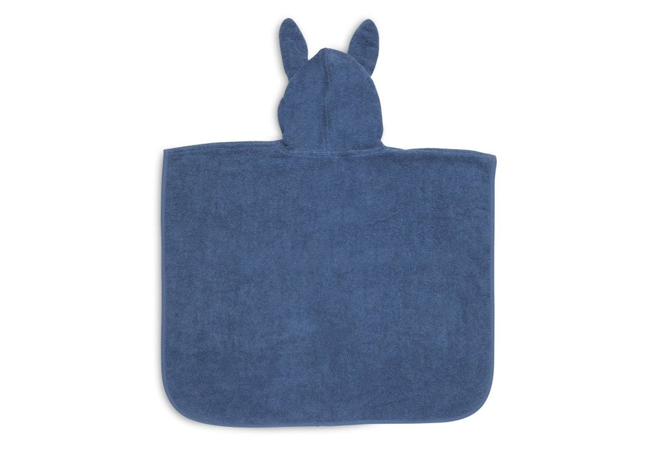 Jollein Badponcho Met Oren Jeans Blue - Jollein - Babywinkel - 8717329365421