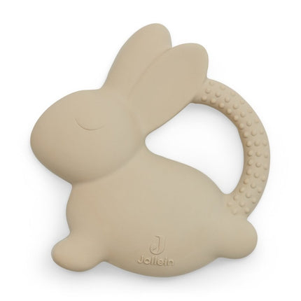 Jollein Bijtring Siliconen Bunny Nougat - Jollein - Babywinkel - 8717329364073