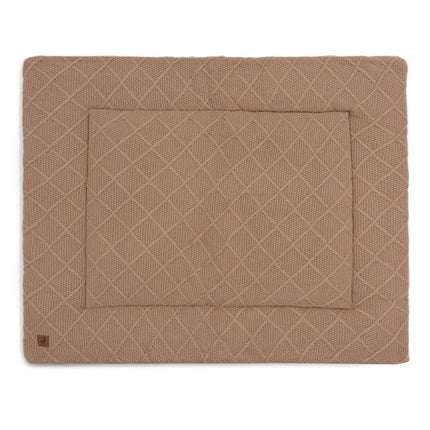 Jollein Boxkleed Check Knit Biscuit 75 X 95 Cm - Jollein - Babywinkel - 8717329386792