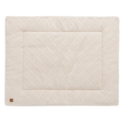Jollein Boxkleed Check Knit Oatmeal 75 X 95 Cm - Jollein - Babywinkel - 8717329386785