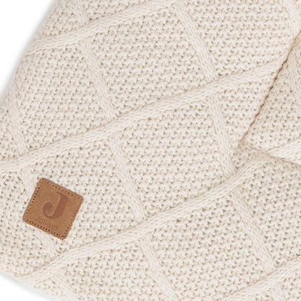 Jollein Boxkleed Check Knit Oatmeal 75 X 95 Cm - Jollein - Babywinkel - 8717329386785