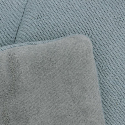 Jollein Boxkleed Cosy Knit Sea Green 75 X 95 Cm - Jollein - Babywinkel - 8717329386778