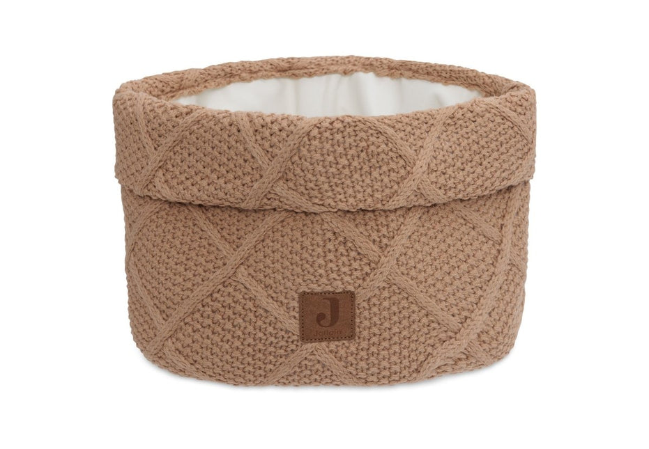 Jollein Commodemandje Check Knit Biscuit koop je bij Babywinkel